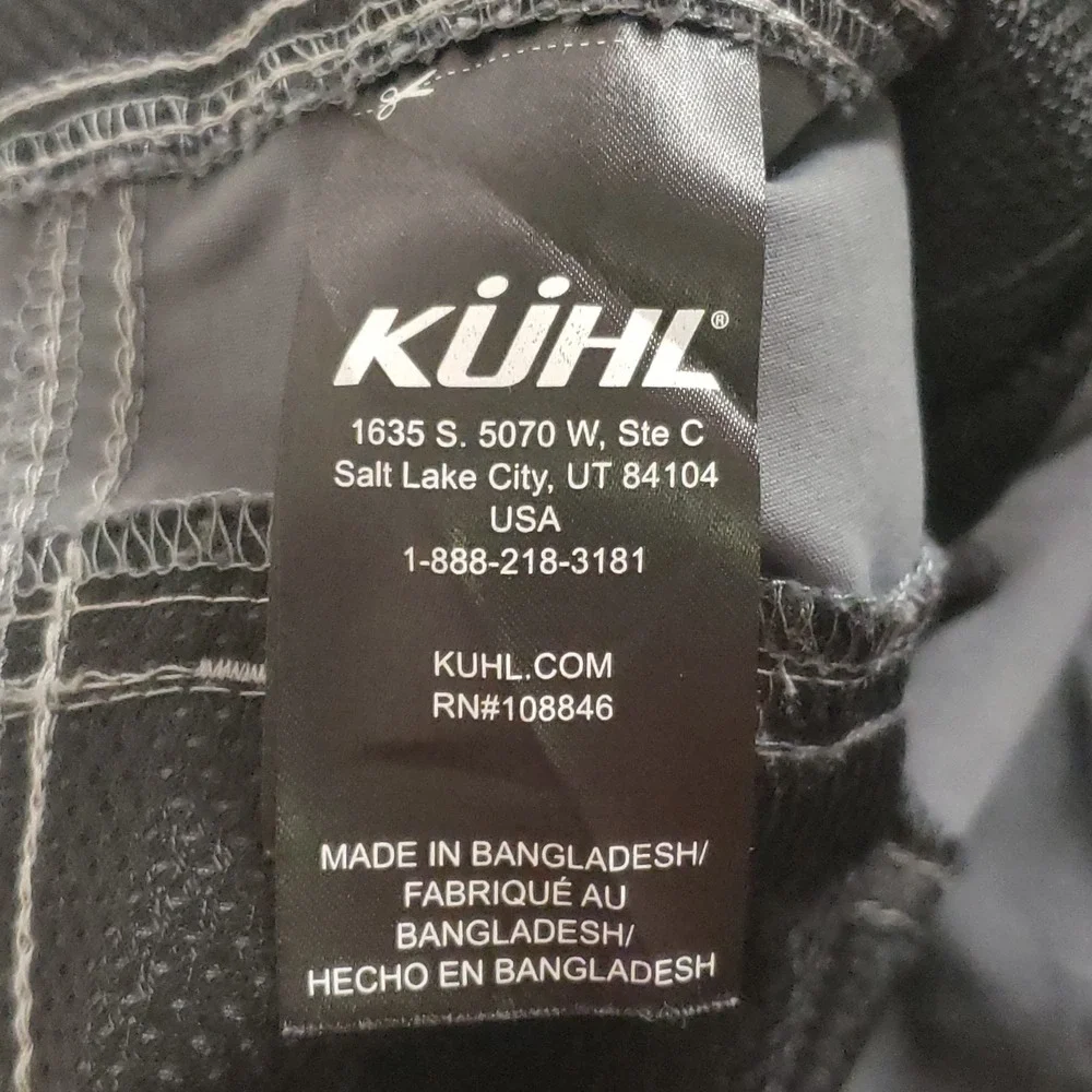 Kuhl Mens‎ Renegade 8.5 In Inseam Shorts Size 36 Dark Gray Nylon Blend Hiking